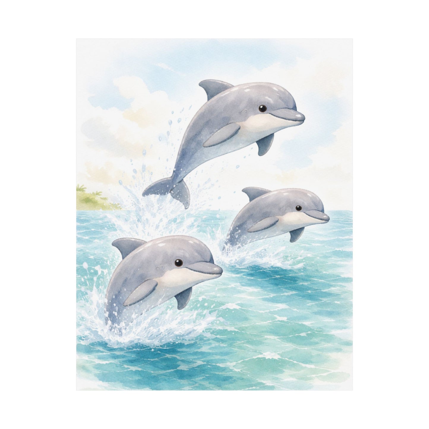 Dolphin Nursery Wall Art